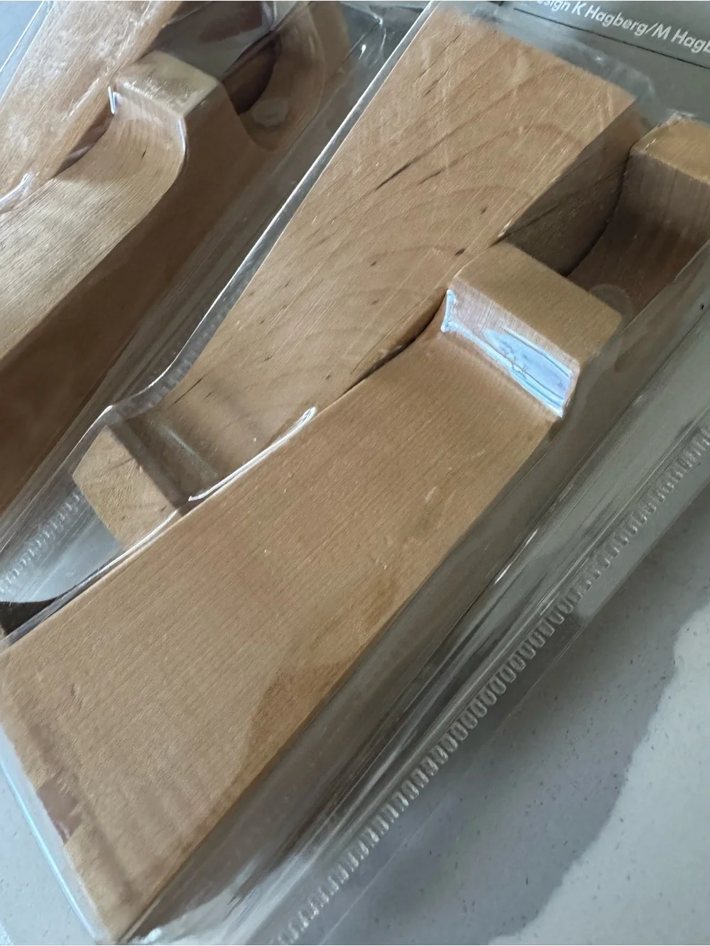 Set of 2 new vintage 90’s Deci IKEA curtain rod holders